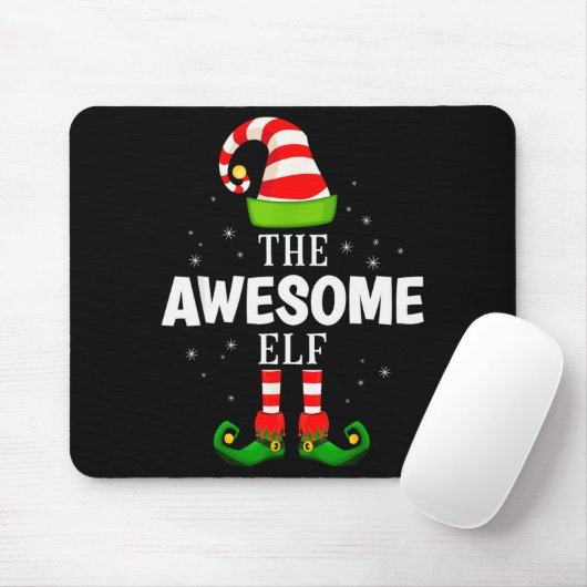 The Awesome Elf Christmas Pjs Matching Pajama Muismat (Met muis)