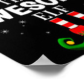 The Awesome Elf Christmas Pjs Matching Pajama  Poster (Hoek)
