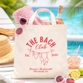 The Bach Club Custom Bachelorette Party Tote Bag 