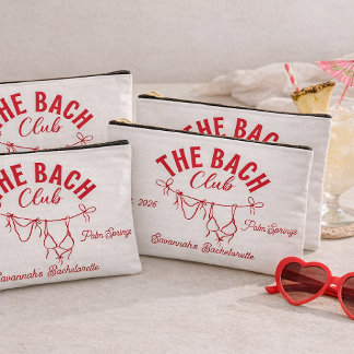 The Bach Club Makeup Bags | Beach Bachelorette  Etui