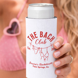 The Bach Club Personalized Slim Can Cooler