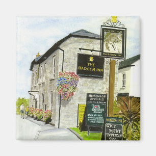 'The Badger Inn' Magnet Magneet