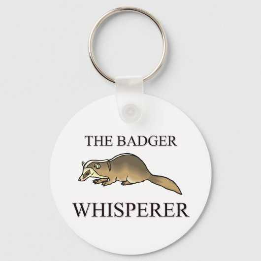 The Badger Whisperer Sleutelhanger (Voorkant)