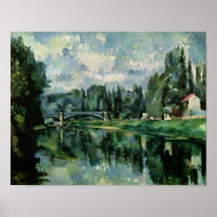 The Banks of the Marne at Creteil, c.1888 Poster