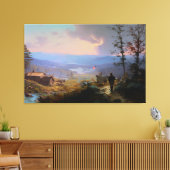 The Banner and the Valley  Canvas Afdruk (Insitu (Woonkamer))