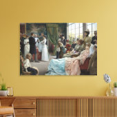 The Baptism Canvas Afdruk (Insitu (Woonkamer))
