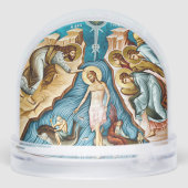 The Baptism of Christ Orthodox Christian Icon (Arrière)