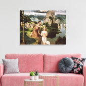 The Baptism of Christus, c.1515 Canvas Afdruk (Insitu (Woonkamer))