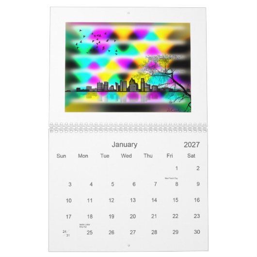 The BarCode Art van Bret daCosta Kalender (Jan 2027)