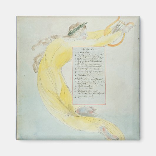 'The Bard', design 52 uit 'The Poems of Thomas Gr' Magneet (Voorkant)