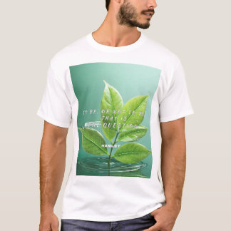 The Bard Tee Men’s Shakespeare Shirt–new leaves T-shirt