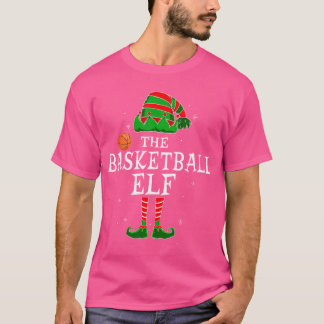 The Basketball Elf Group Matching Family Christmas T-shirt