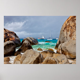 The Baths, Virgin Gorda, Britse Maagdeneilanden Poster