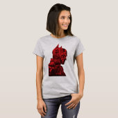 The Batman Newspaper Silhouette T-shirt (Voorkant volledig)