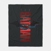 The Batman Vertical Logo Fleece Deken (Voorkant)