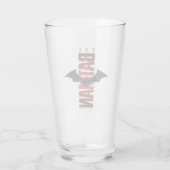 The Batman Vertical Logo Glas (Achterkant)