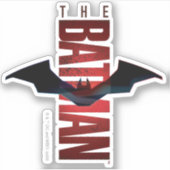 The Batman Vertical Logo Sticker (Voorkant)