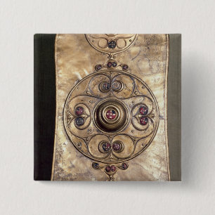The Battersea Shield, c.350-50 BC Vierkante Button 5,1 Cm