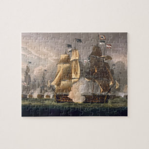 The Battle of Cape St. Vincent, 14 februari 1797 Legpuzzel