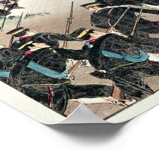 The Battle of Port Arthur, c.1894 Poster (Hoek)