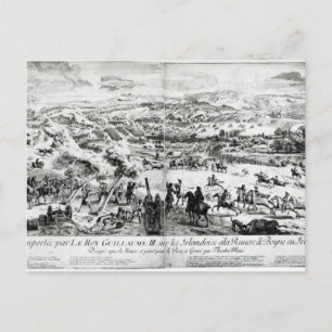 The Battle of the Boyne, c.1690 Briefkaart