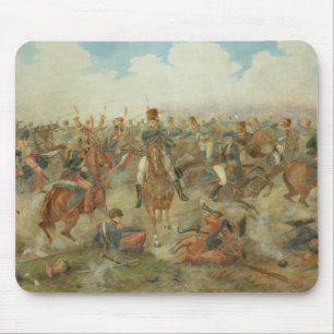 The Battle of Waterloo, 18 juni 1815 (w/c op pap) Muismat