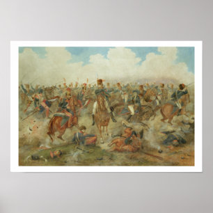 The Battle of Waterloo, 18 juni 1815 (w/c op pap) Poster