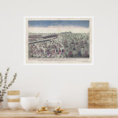 The Battle of Yorktown Print 1781 (Keuken)