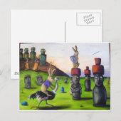 The_Battle_over_Easter_Island[1] Briefkaart (Voorkant / Achterkant)