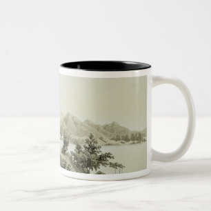 The Bay and Island of Hong Kong, bord 4 van 'Ske' Tweekleurige Koffiemok