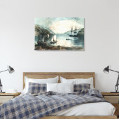 The Bay of Annapolis, c.1880 Canvas Afdruk (Insitu (Slaapkamer))