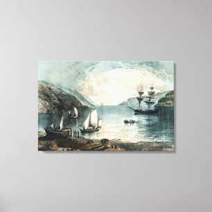 The Bay of Annapolis, c.1880 Canvas Afdruk