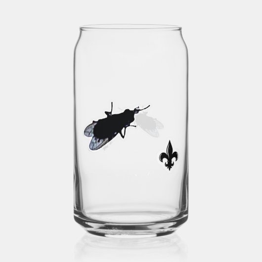 The Bayou Fly Blikvorm Glas (Voorkant)