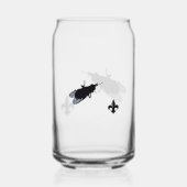 The Bayou Fly Blikvorm Glas (Achterkant)