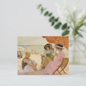 The Beach, 1929 Briefkaart (Staand voorkant)