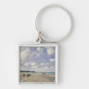 The Beach at Tourgeville, 1893 Sleutelhanger