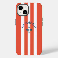 The Beach Club Crest Rode Cabana Streep