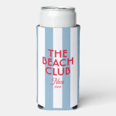 The Beach Club Franse rode blauwe Cabana Stripe (Seltzer Voorkant)