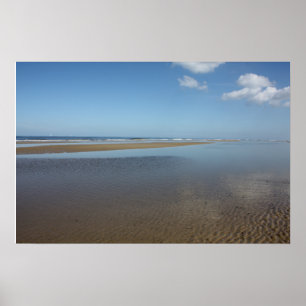 The Beach in Egmond aan Zee, Nederland Poster
