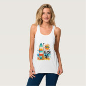 The Beach Life  Tanktop (Volledige Voorkant)