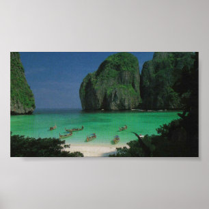 "The Beach" Thailand Poster