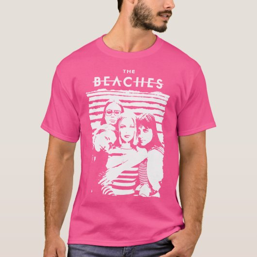 THE BEACHES BAND vintage T-shirt (Voorkant)