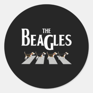 The Beagles Ronde Sticker