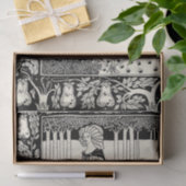 The Beale Isoud at Joyous Gard, Aubrey Beardsley Tissuepapier (Geschenk)