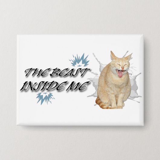 The Beast Inside Me Button (Voorkant)
