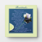The Beatitudes Plaque (Devant)