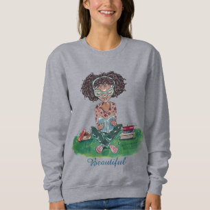 The Beautiful Collection Sweatshirt: Boekenwurm Trui