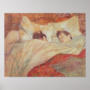The Bed, c.1892-95 Poster