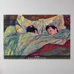 The Bed, door Toulouse-Lautrec Henri Poster