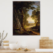 The Beeches - Asher Brown Durand - 1845 - Poster (Keuken)